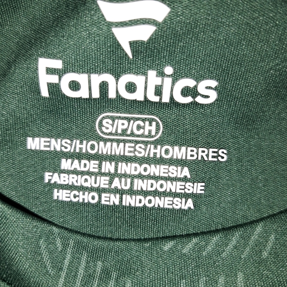 Fanatics Green Packers Football Long Sleeve Shirt Men's Small #36 - Picture 5 of 5